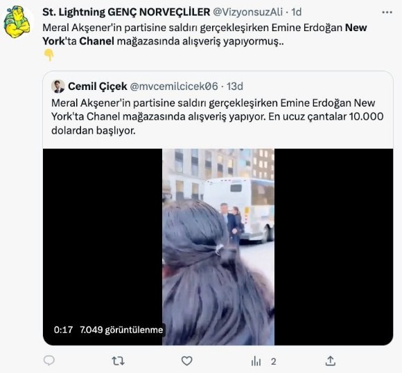 FETÖ’cülerden yeni yalan! Emine Erdoğan'ın Central Park ziyaretini alışveriş gibi gösterdiler